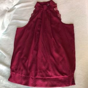 Charlotte Russe Lace halter top